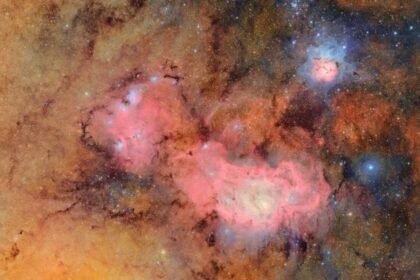 Rubin Observatory Captures Distant Nebulae From Chilean Mountaintop