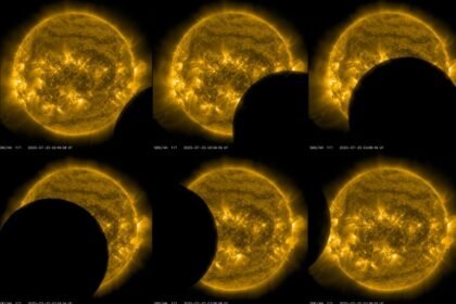 NASA’s Solar Observatory Sees Two Eclipses in One Day