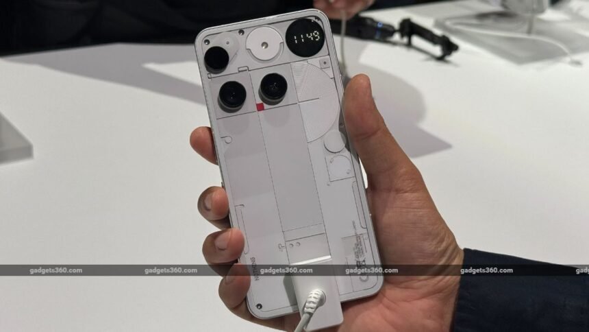 Nothing Phone 3 Launched in India With Snapdragon 8s Gen 4 SoC, Glyph Matrix: Price, Specifications