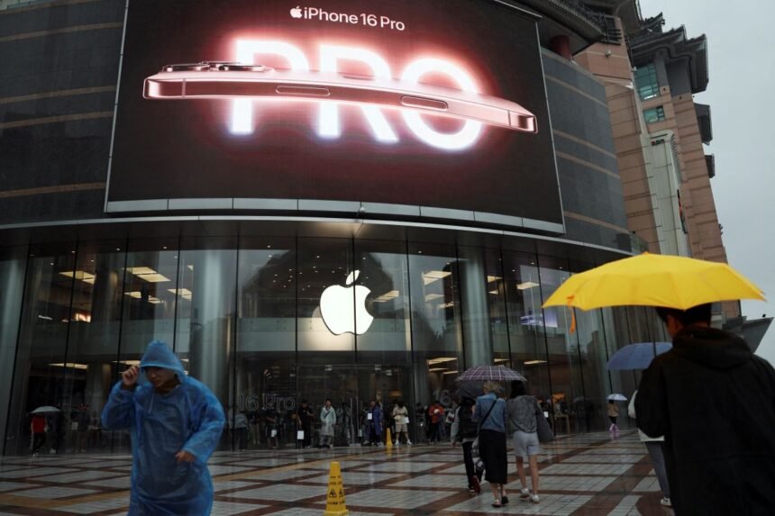 Chinese Sales of Foreign Phone Makers, Including Apple