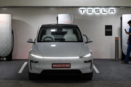 Tesla Opens First Experience Centre in New Delhi’s Aerocity; Four V4 Superchargers Established On-Site