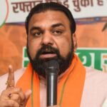 Chennai Super Kings' Khaleel Ahmed, second right, celebrates with teammates the wicket of Kolkata Knight Riders' Sunil Narine during the Indian Premier League cricket match between Chennai Super Kings and Kolkata Knight Riders in Chennai, India, Tuesday, April 14, 2026. (AP Photo)