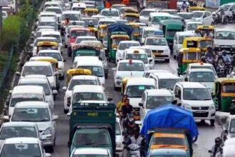 delhi traffic jam
