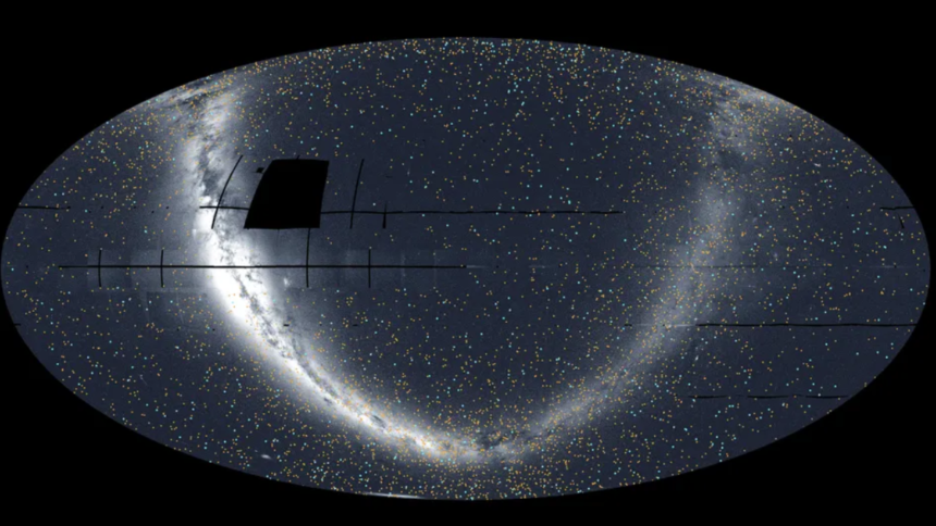 NASA Just Released One of the Most Detailed Maps of the Night Sky Ever