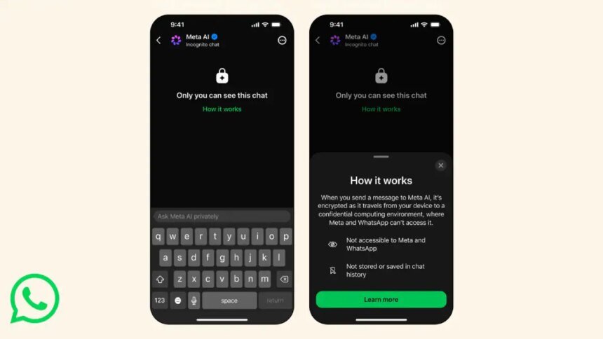 WhatsApp Introduces Incognito Chat With Meta AI for Private Conversations