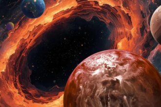 Scientists Discover Giant Planet Formation Around Supermassive Black Holes