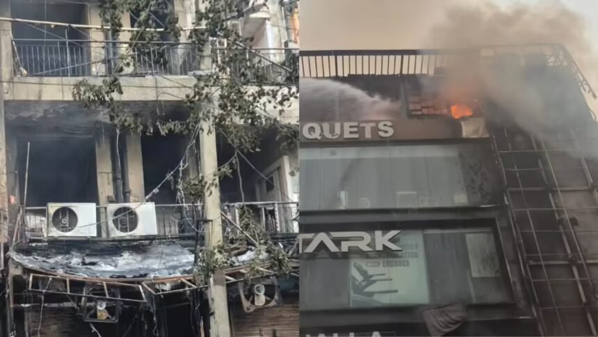 delhi kalkaji punjabi tadka restaurant fire