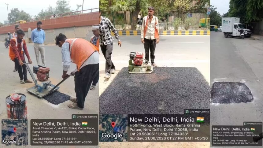 Parvesh Verma Delhi Potholes Update