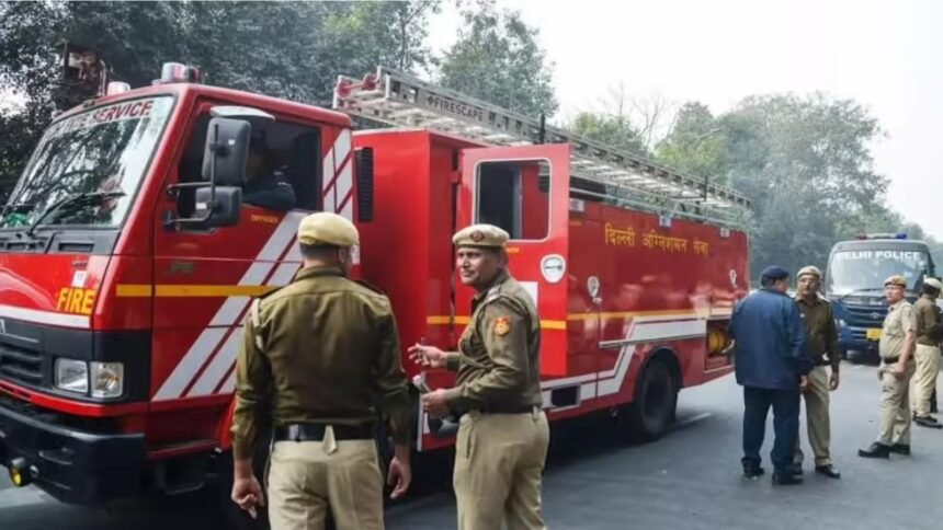fires broke in Karol Bagh PG and a factory in Bawana