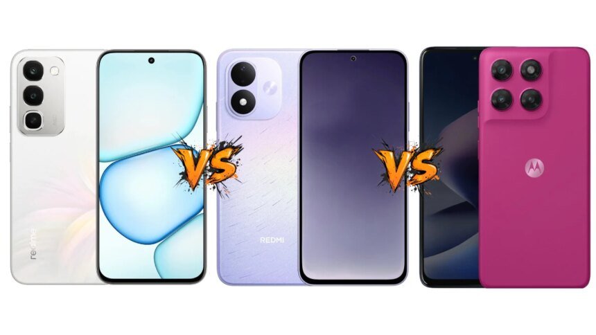 Realme 16x 5G vs Redmi Note 17 5G vs Moto G77 Power: Price in India, Specifications and Features Compared