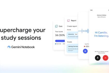 Google Gemini Notebook Gets Voice Chat, Lecture Recording and New Study Tools