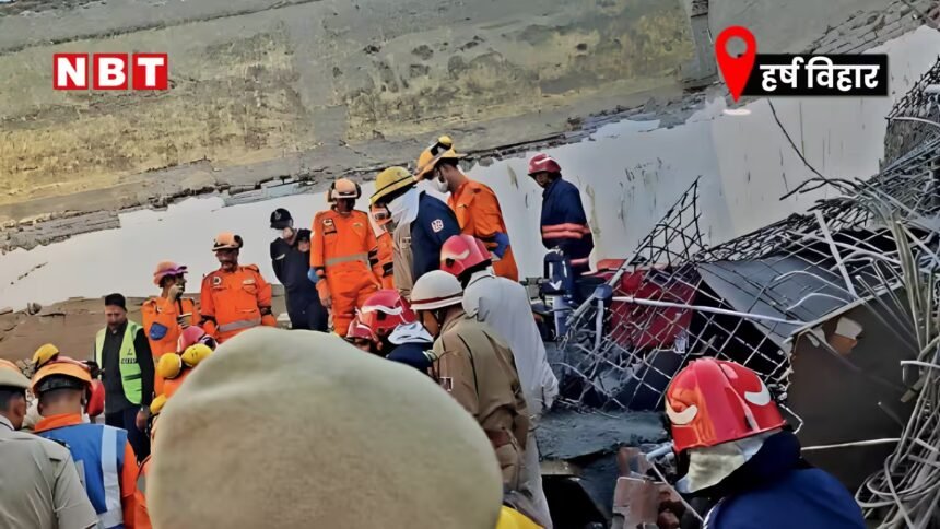 Delhi Harsh Vihar Milan Garden house collapse